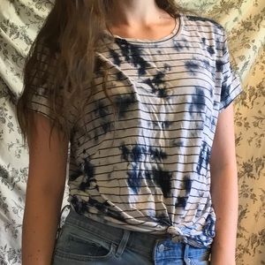 AEO Striped & Tie-Dye Top